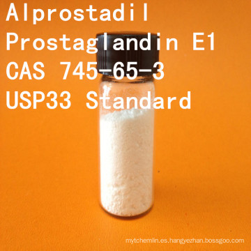 Alprostadil prostaglandina E1 CAS 745-65-3 Investigación química para la enfermedad cerebrovascular